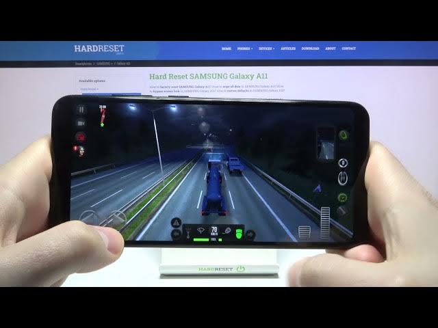Video thumbnail for Truck Simulator 2018 Gameplay on Samsung Galaxy A11 – Test Gaming Abilities