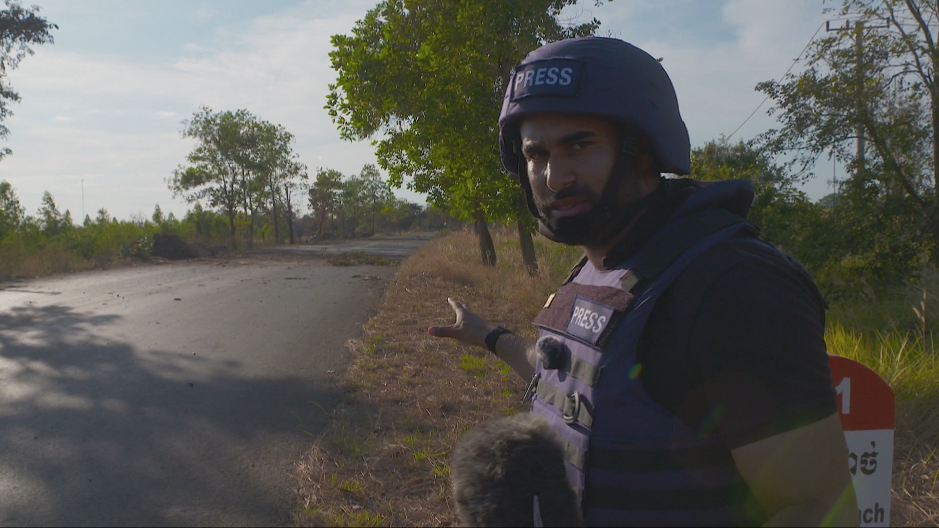 Video thumbnail for Exclusive frontline access to the Thai‑Cambodia border under fragile ceasefire