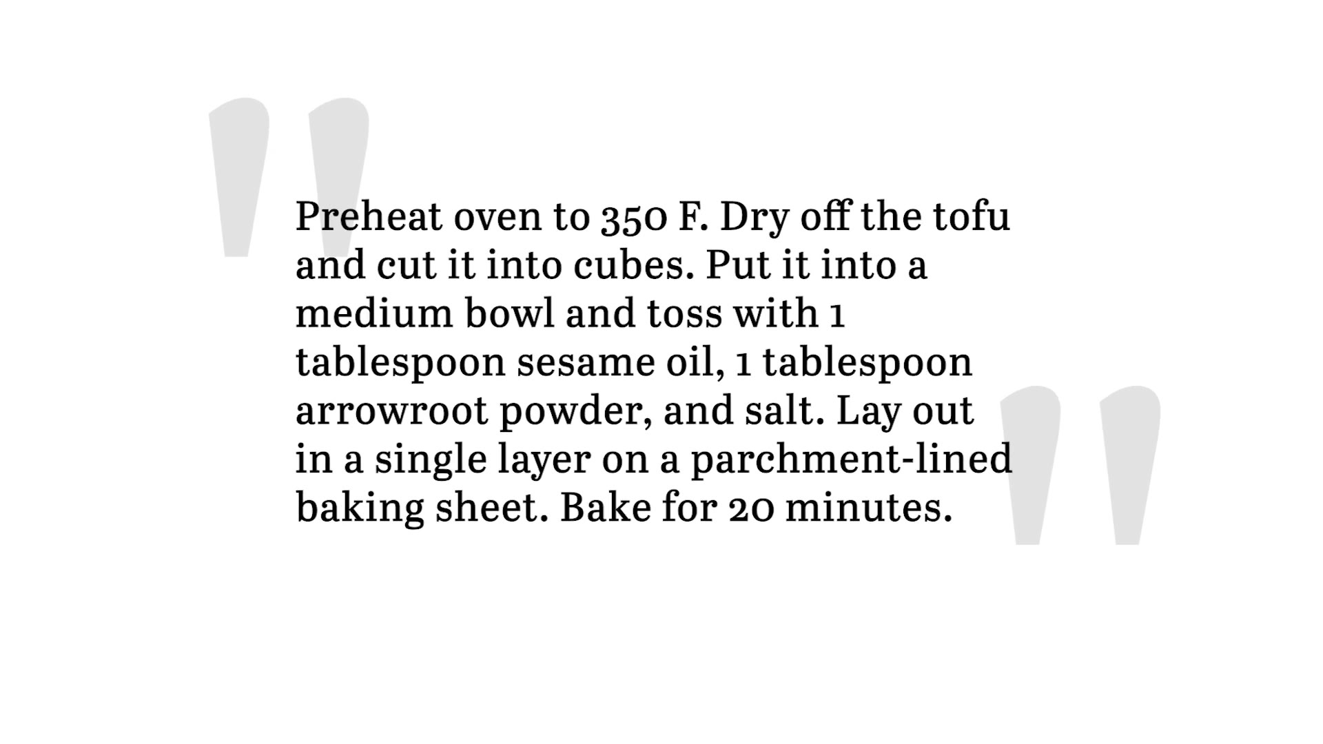 Video thumbnail for Baked General Tso's Tofu Recipe