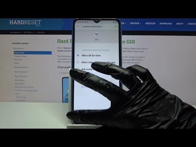 Video thumbnail for How to Manage App Permissions in MOTOROLA Moto G10 – Customize App Permissions