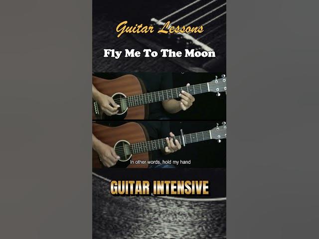 Video thumbnail for Fly Me to the Moon - Frank Sinatra | EASY Guitar Tutorial - Guitar Lessons #guitarhowto