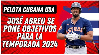 Video thumbnail for JOSÉ ABREU pone sus objetivos para la Temporada 2024