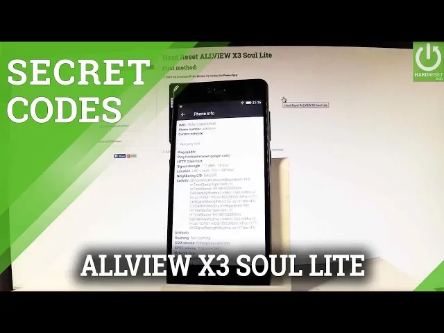 Video thumbnail for ALLVIEW X3 Soul Lite CODES / Testing Menu / Hidden Mode