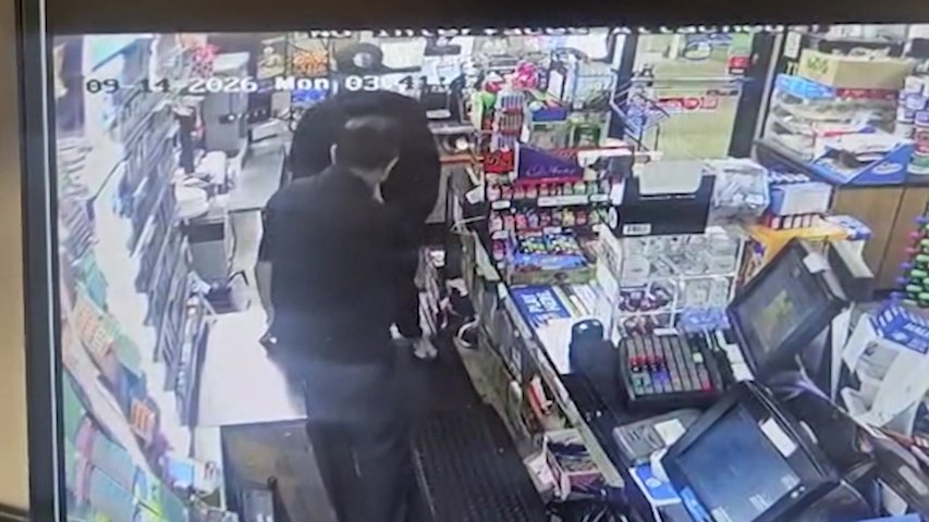 Video thumbnail for Exclusive: Police search for man in connection to knifepoint robbery at Rockville Centre gas station