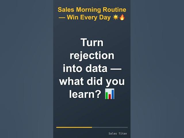 Video thumbnail for Sales Morning Routine — Win Every Day ☀️🔥