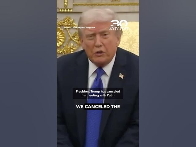 Video thumbnail for President Trump has canceled his meeting with Putin
