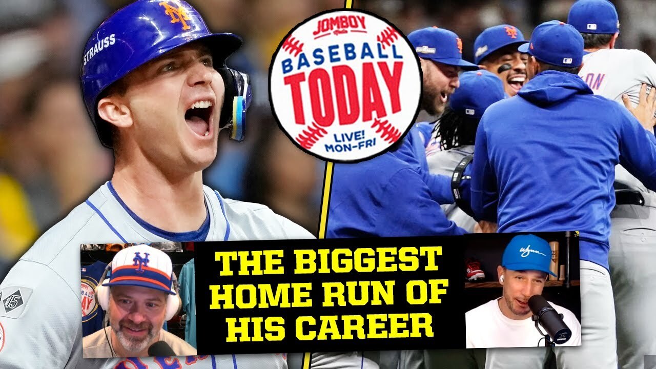 Video thumbnail for The most electric MLB playoff moment in a long time | Baseball Today