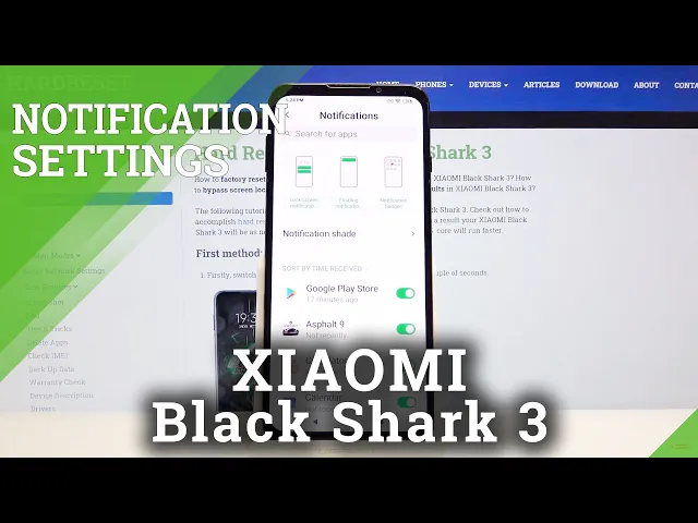 Video thumbnail for How to Open Notifications Options in Xiaomi Black Shark 3 - Notification Settings