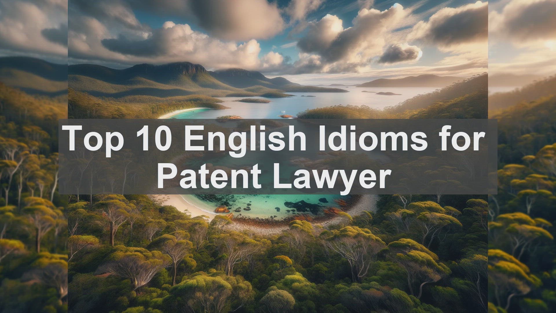 'Video thumbnail for Top 10 English Idioms for Patent Lawyer'