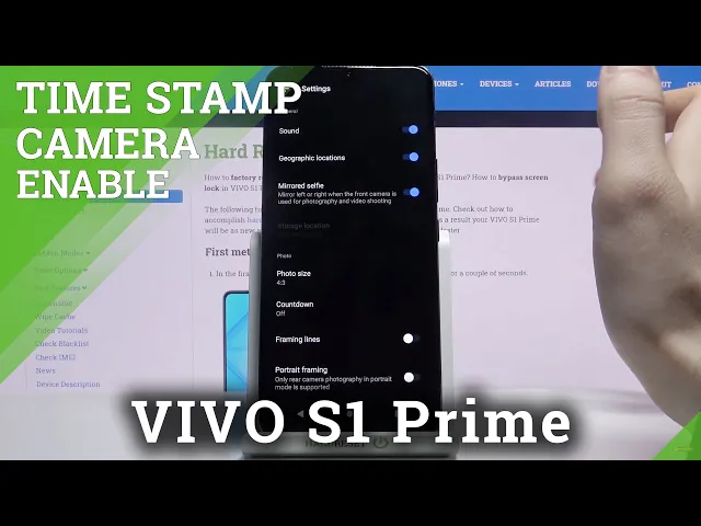 Video thumbnail for How to Use Camera Timer on VIVO S1 PRIME – Activate Camera Timer
