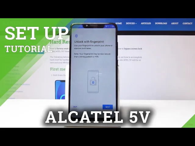 Video thumbnail for Alcatel 5V Configuration Process – How to Set Up Device