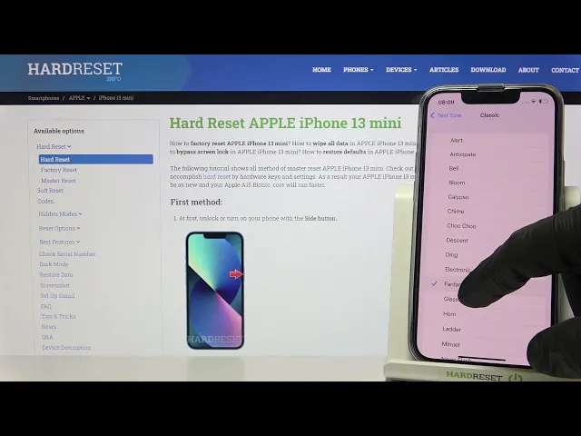 Video thumbnail for iPhone 13 mini | Classic Text Tones