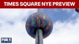 Video thumbnail for 2026 New York City ball drop preview from Times Square