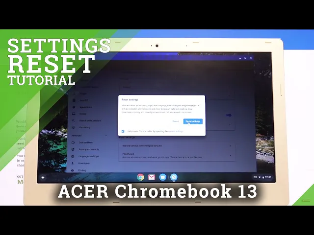 Video thumbnail for How to Reset Settings in ACER Chromebook 13 – Restore Default Settings