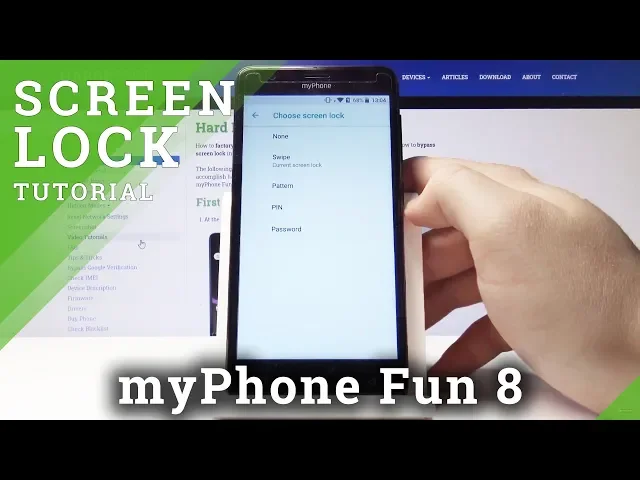 Video thumbnail for How to Change Lock Method in myPhone Fun 8 – Lock Screen