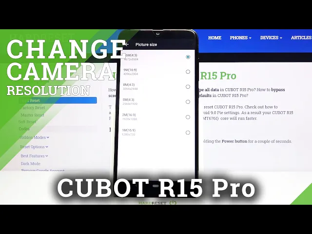 Video thumbnail for How to Change Photo Size on CUBOT R15 Pro – Photo Dimensions