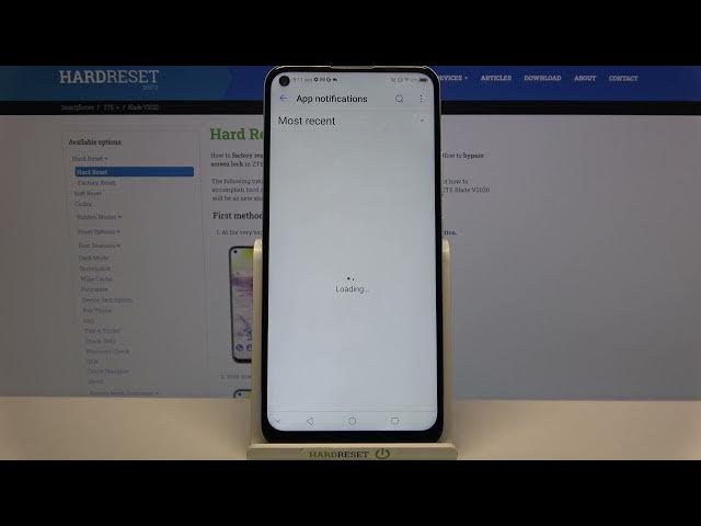Video thumbnail for How to Manage Apps Notifications on ZTE Blade V2020 – Messages From Apps