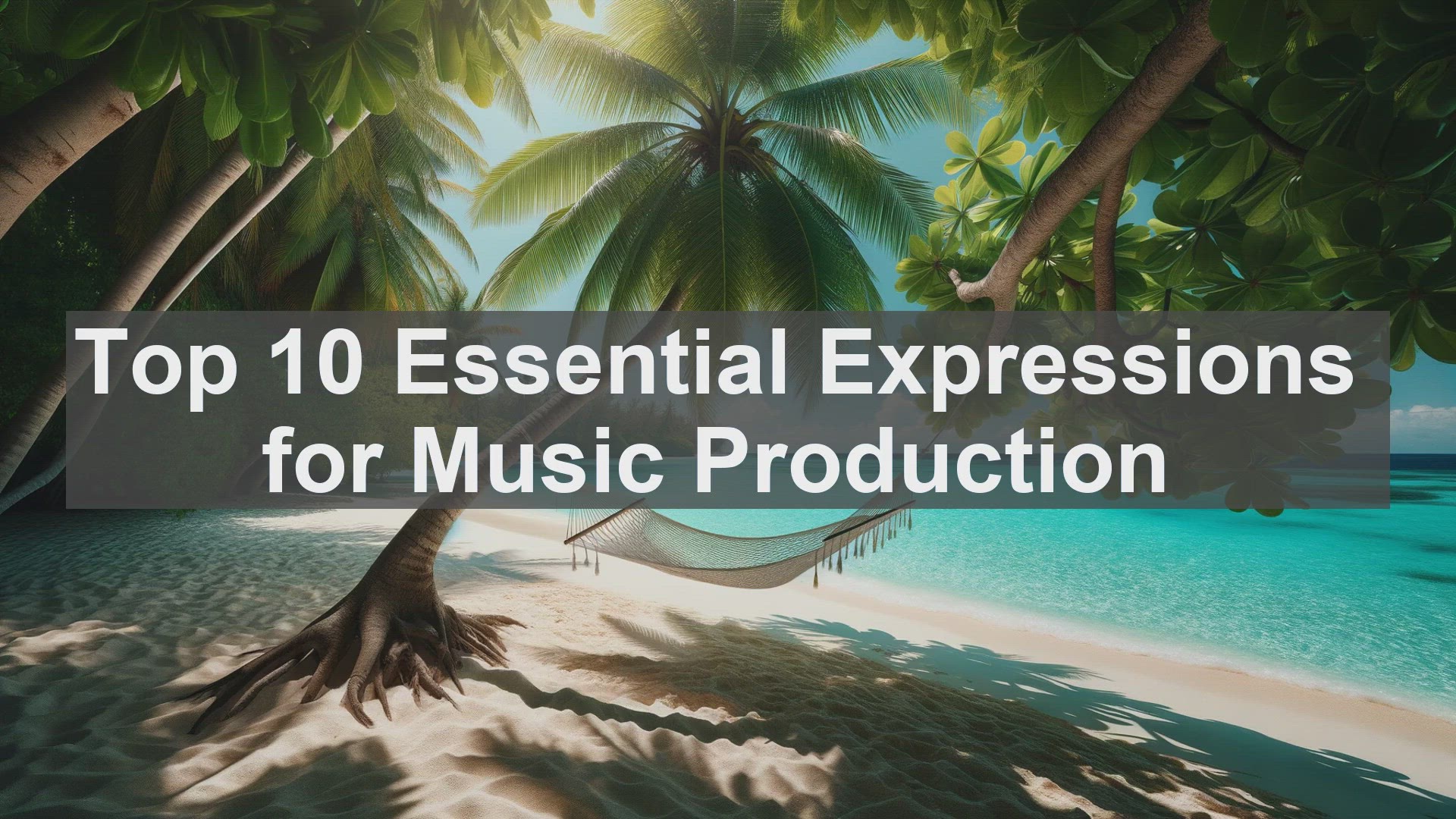 'Video thumbnail for Top 10 Essential Expressions for Music Production'