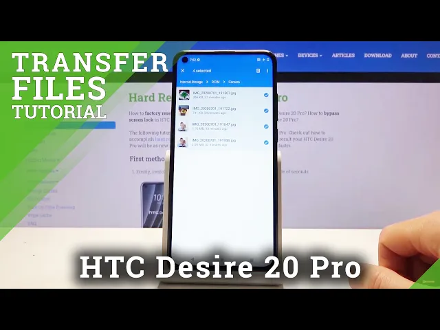 Video thumbnail for How to Transfer Files in HTC Desire 20 Pro – Move Files