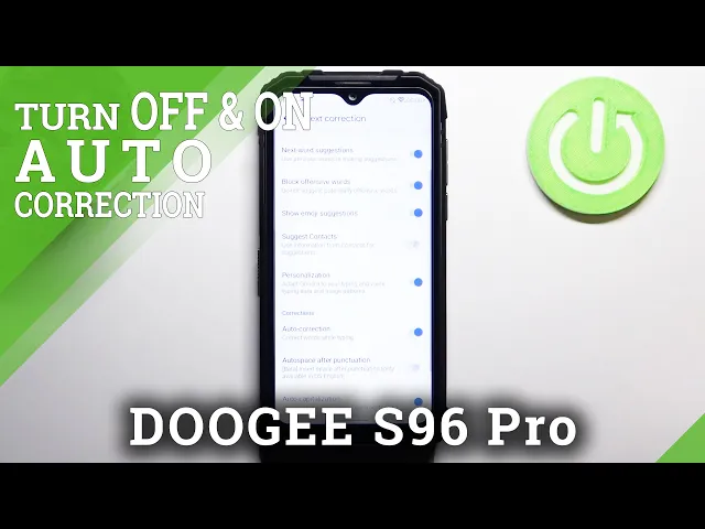 Video thumbnail for How to Activate Autocorrection in DOOGEE S96 Pro – Turn On Autocorrection