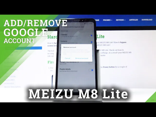 Video thumbnail for MEIZU M8 Lite How to Add and Remove Google Account