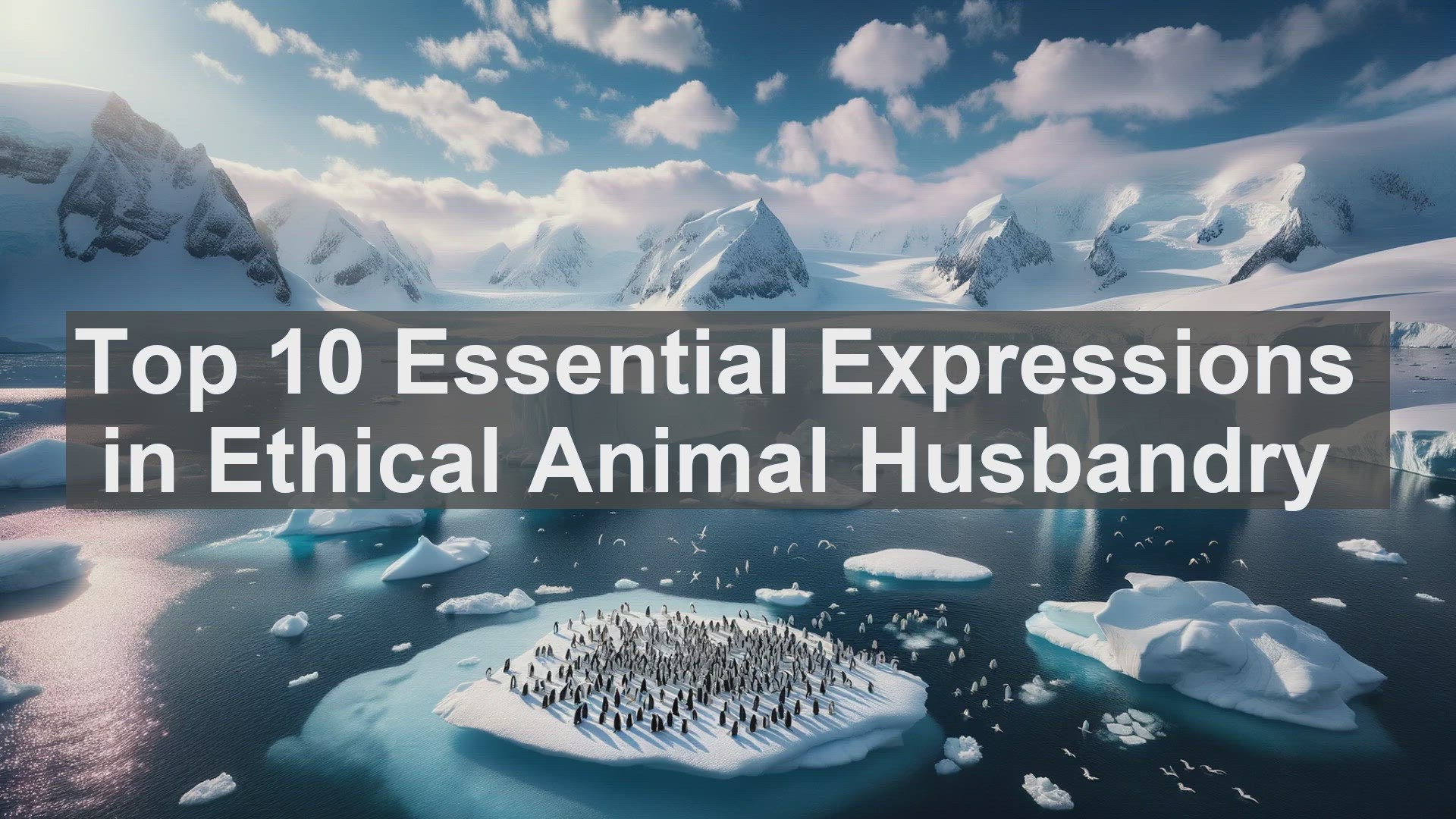 'Video thumbnail for Top 10 Essential Expressions in Ethical Animal Husbandry'