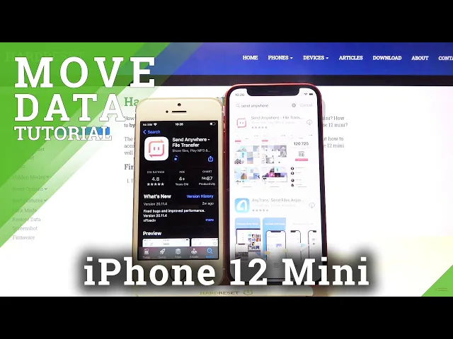 Video thumbnail for How to Move Storage of iPhone to iPhone 12 mini – Send Anywhere App
