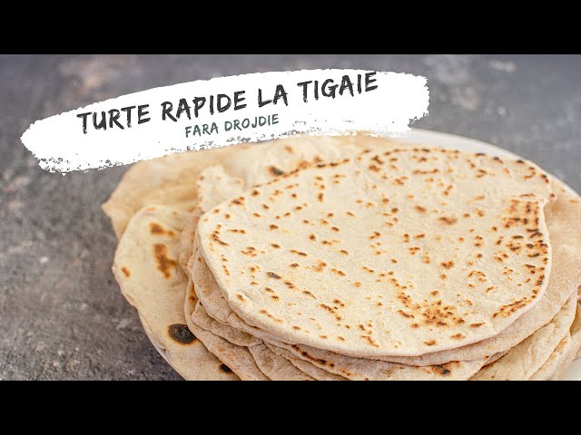 'Video thumbnail for Turte rapide la tigaie - rețeta fără drojdie și fără praf de copt | Bucate Aromate'