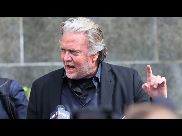 Video thumbnail for Steve Bannon Gets Big Victory Moments After Judge Sentences Him to 4 Months in Jail