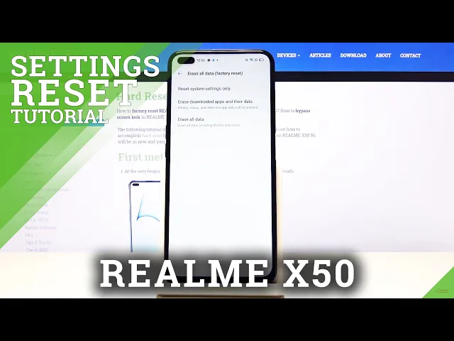 Video thumbnail for How to Reset System Settings in REALME X50 5G – Restore Default Settings