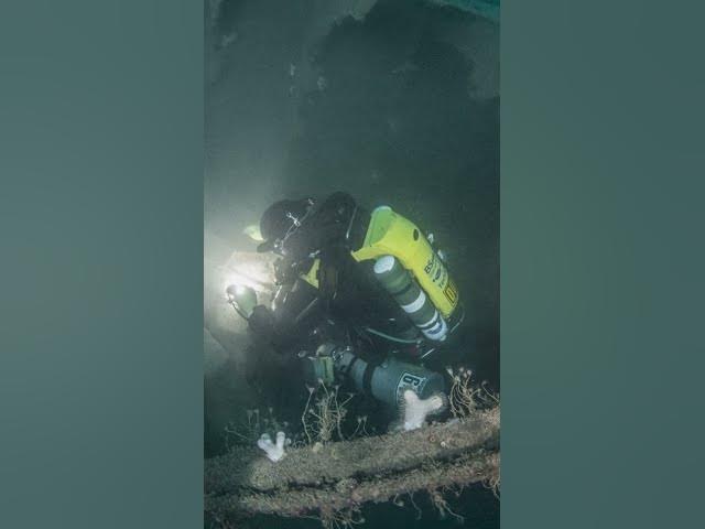 Video thumbnail for 100-Year-Old Coal Blocks Still Perfectly Stacked on Shipwreck #underwater #history #discovery