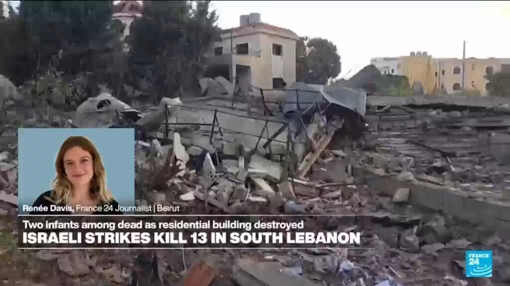 Video thumbnail for Two children among dead in Israeli strikes on Lebanon