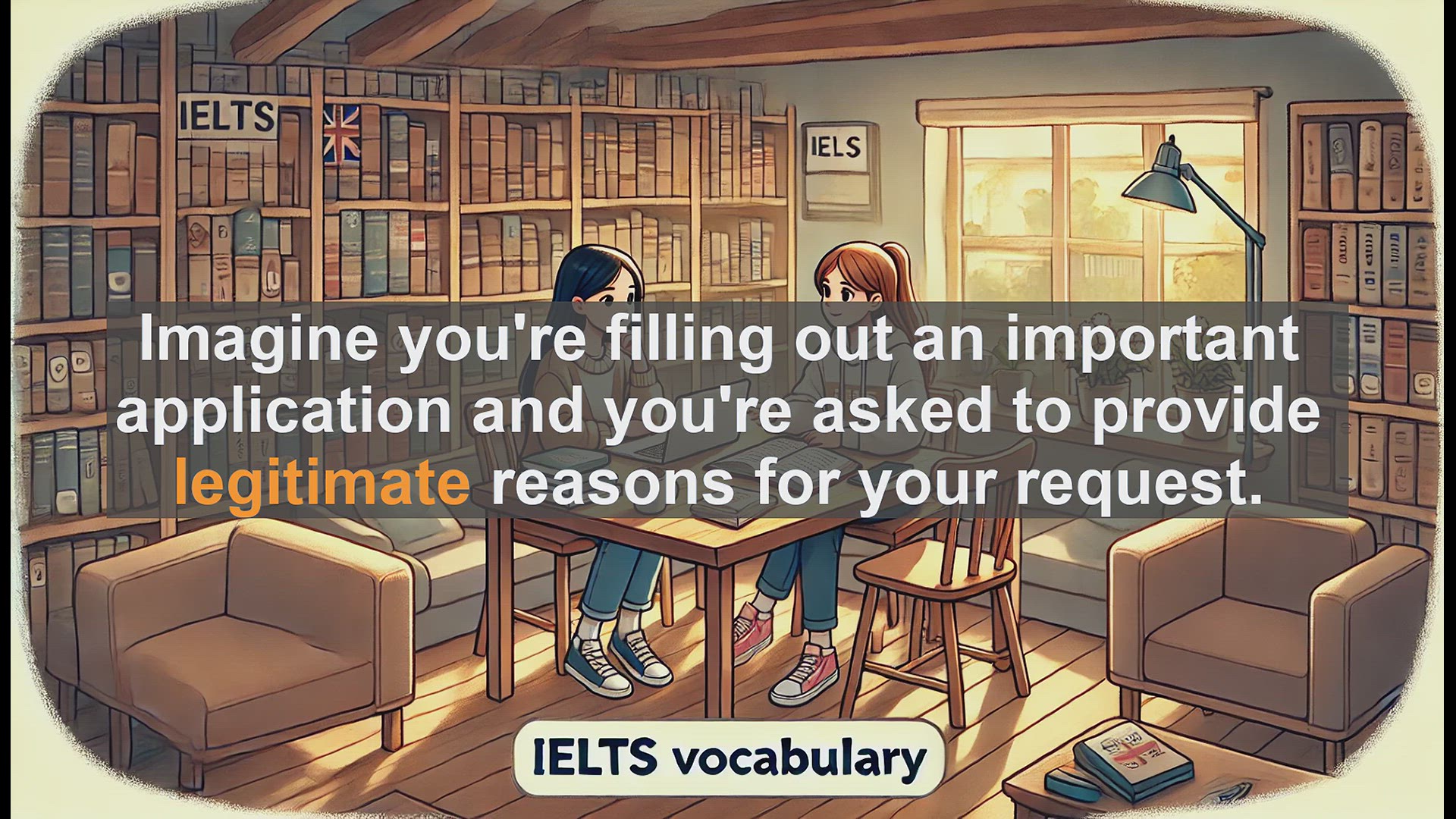 'Video thumbnail for 2500 Must Know IELTS 6.5 Vocabulary - Understanding 'Legitimate': Boost Your IELTS Vocabulary'