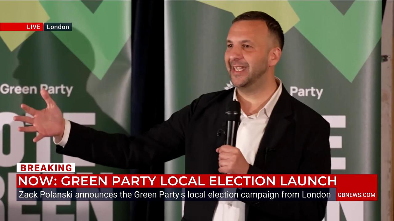 Video thumbnail for WATCH: Green Party leader Zack Polanski launches local election campaign
