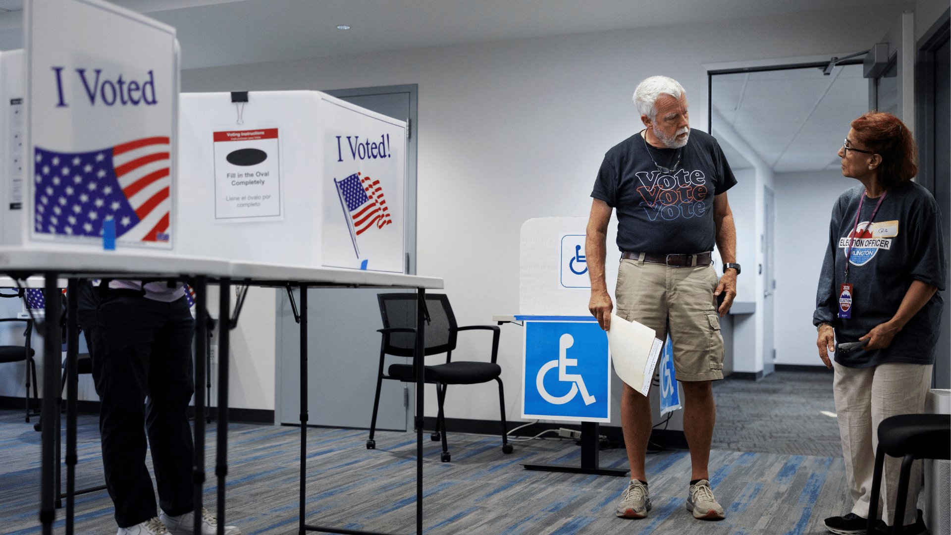 Video thumbnail for Early voting rises in Virginia amid fight over Trump's mail ballot limits
