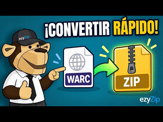 Video thumbnail for 📦Cómo Convertir Warc A ZIP En Línea Gratis | Sin Necesidad De Instalar Programas