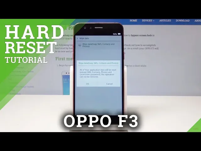 Video thumbnail for How to Wipe Data in OPPO F3 - Hard Reset / Delete All Data