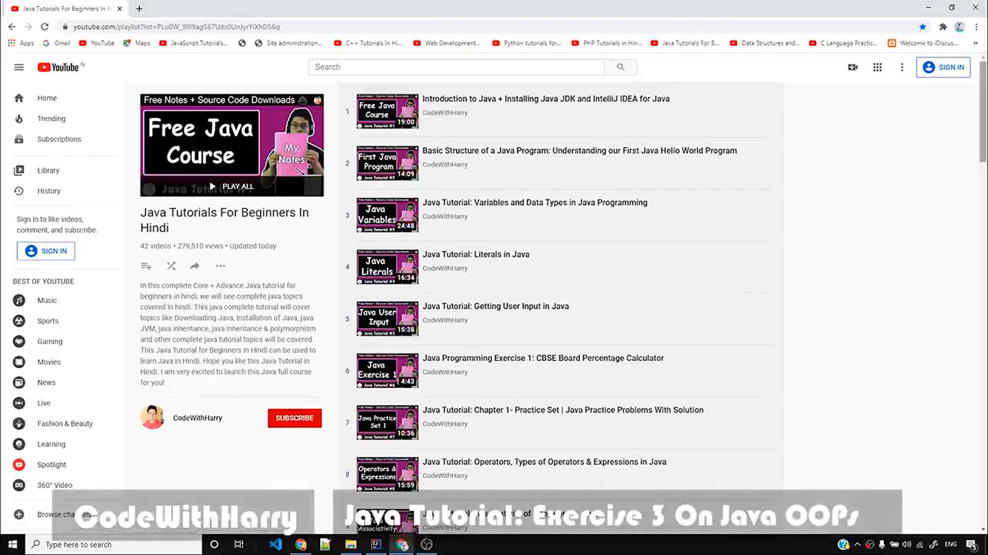 'Video thumbnail for Java Exercise 3_ Guess the Number (OOPs Edition)'
