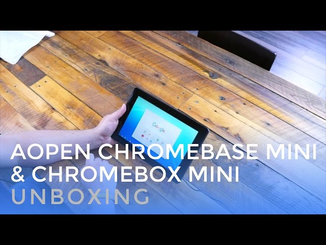 Video thumbnail for AOpen Chromebase Mini & Chromebox Mini Unboxing