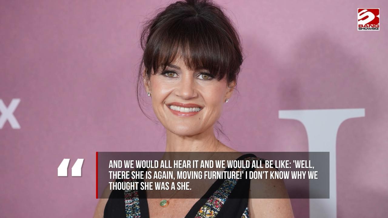Video thumbnail for Carla Gugino shares her spooky encounters hearing a ghost moving furniture in a haunted house