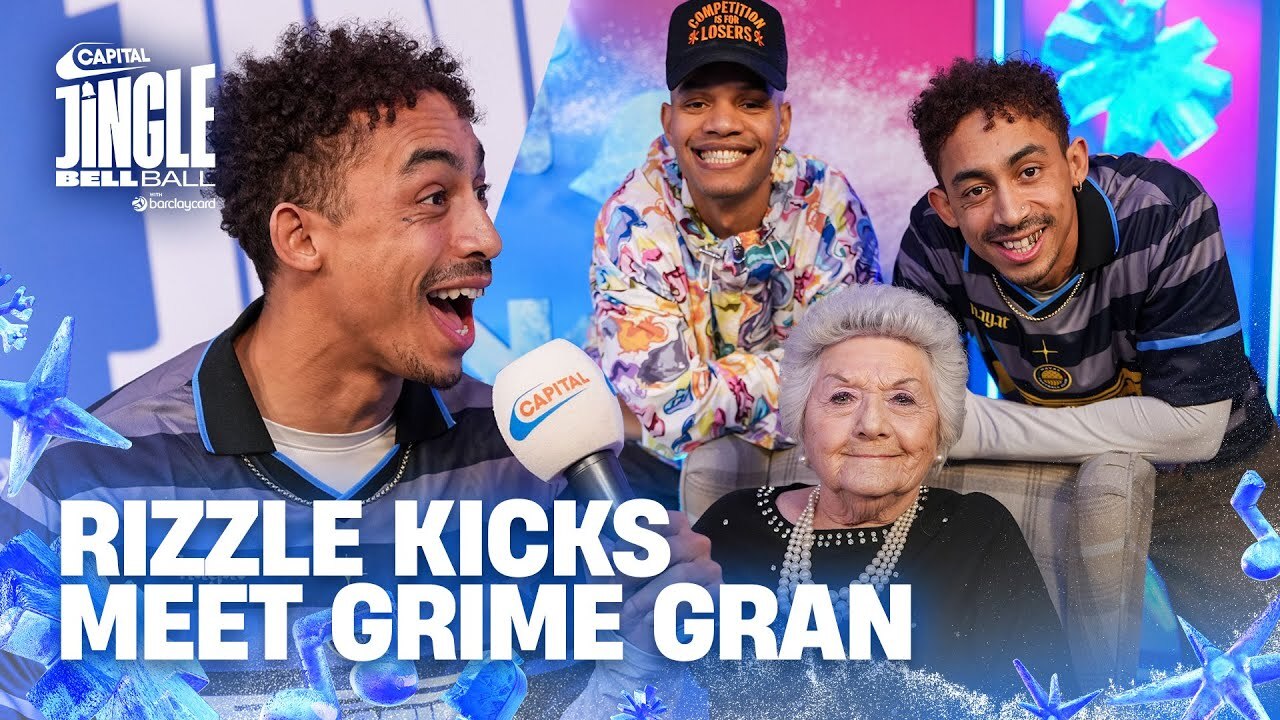 Video thumbnail for When Rizzle Kicks met Grime Gran: Least favourite Christmas songs and proposing to Jade? | Capital