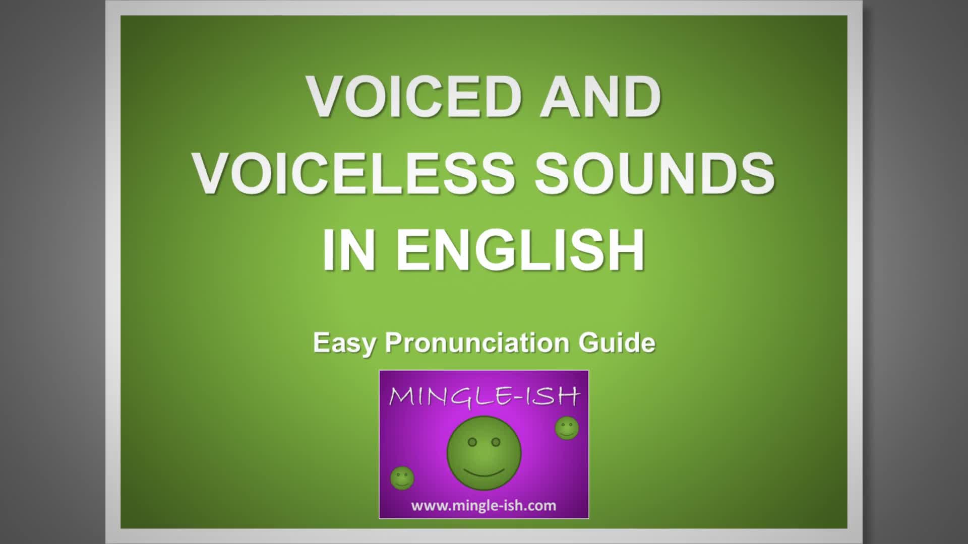 'Video thumbnail for Voiced and Voiceless Sounds in English: Easy Pronunciation Guide'