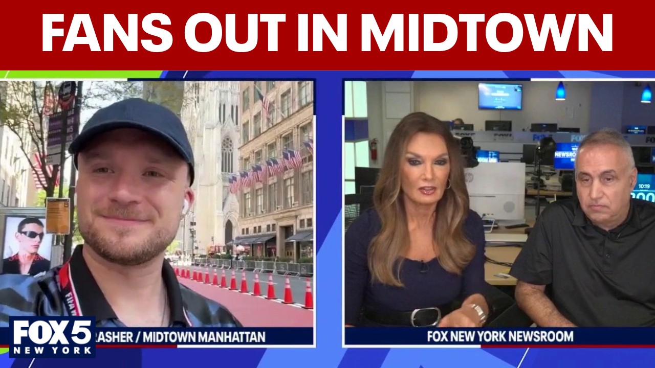 Video thumbnail for World Cup Final 2026: Thousands of fans already out in Midtown