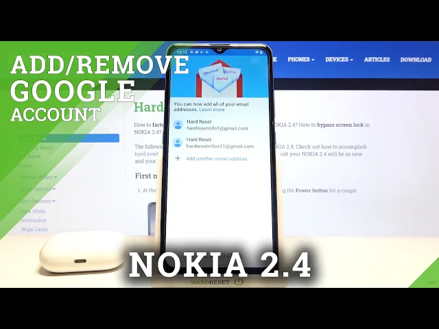 Video thumbnail for How to Logout from Gmail Account on NOKIA 2.4 – Remove Account