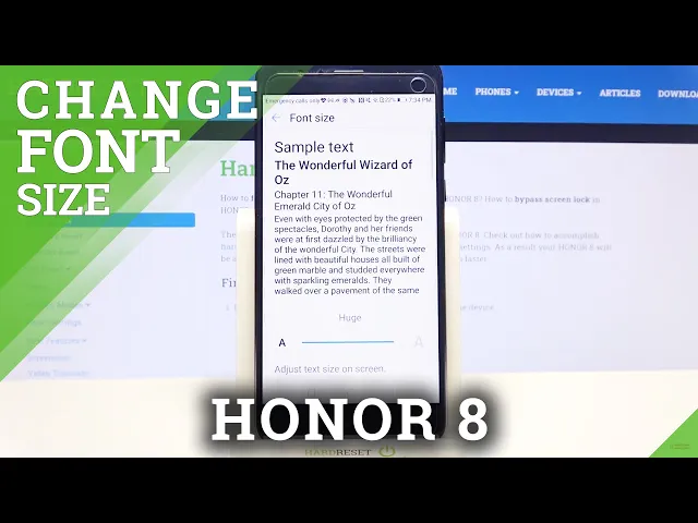 Video thumbnail for How to Change Font Size in HONOR 8 – Set Up Font Size