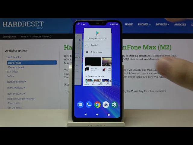 Video thumbnail for Double Display - ASUS ZenFone Max M2 and Split Screen Function