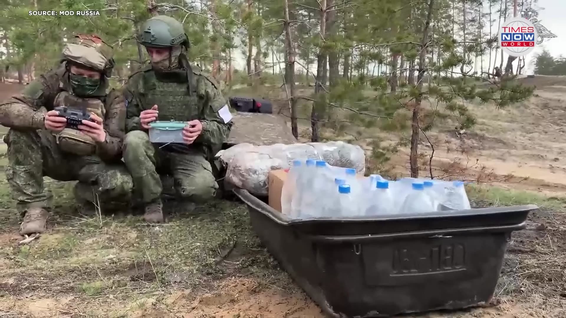 'Video thumbnail for Russian Troops Poisoned as Aid Water Turns Deadly Finger Pointed at Kyiv | Times Now World'