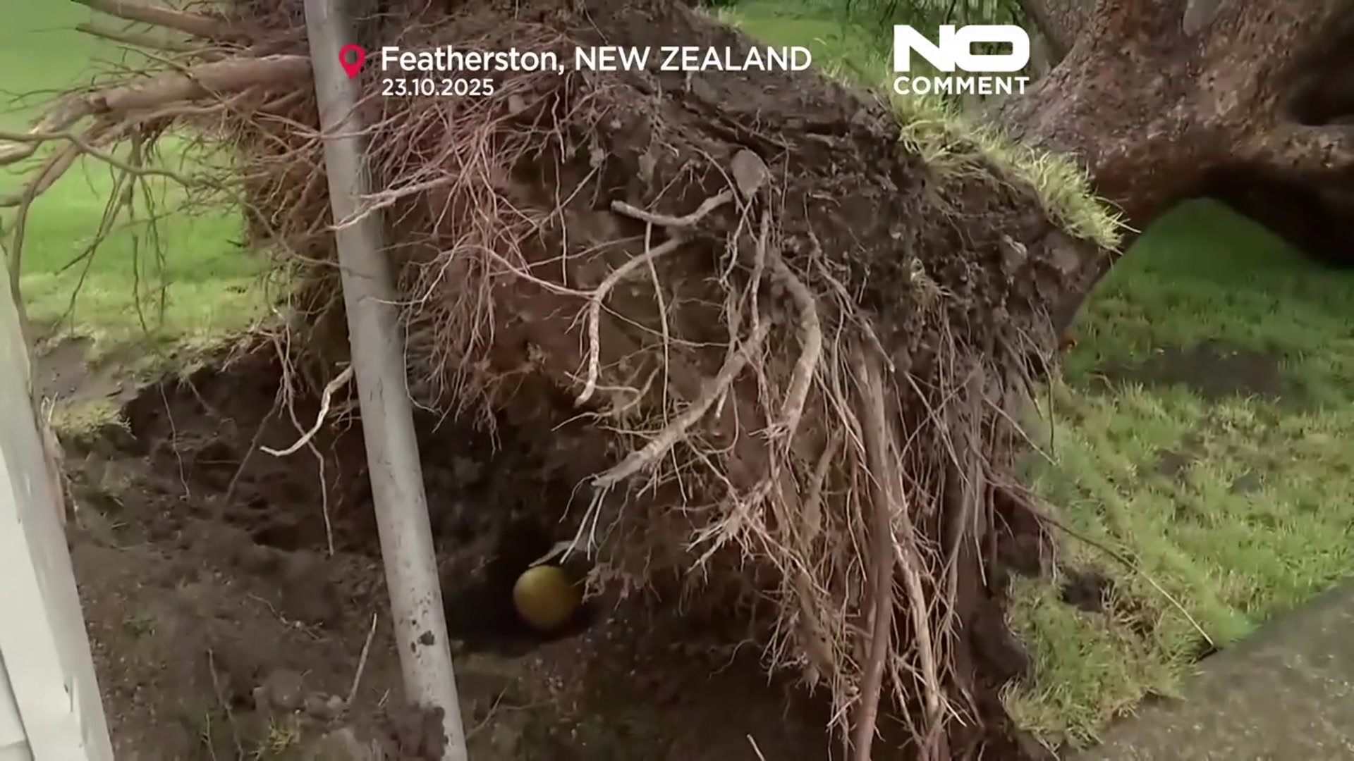 'Video thumbnail for Severe winds batter New Zealand for second time in a week'