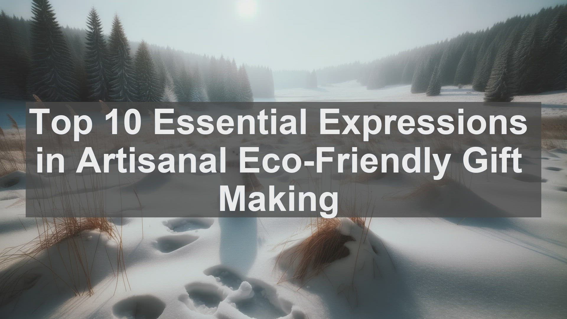 'Video thumbnail for Top 10 Essential Expressions in Artisanal EcoFriendly Gift Making'
