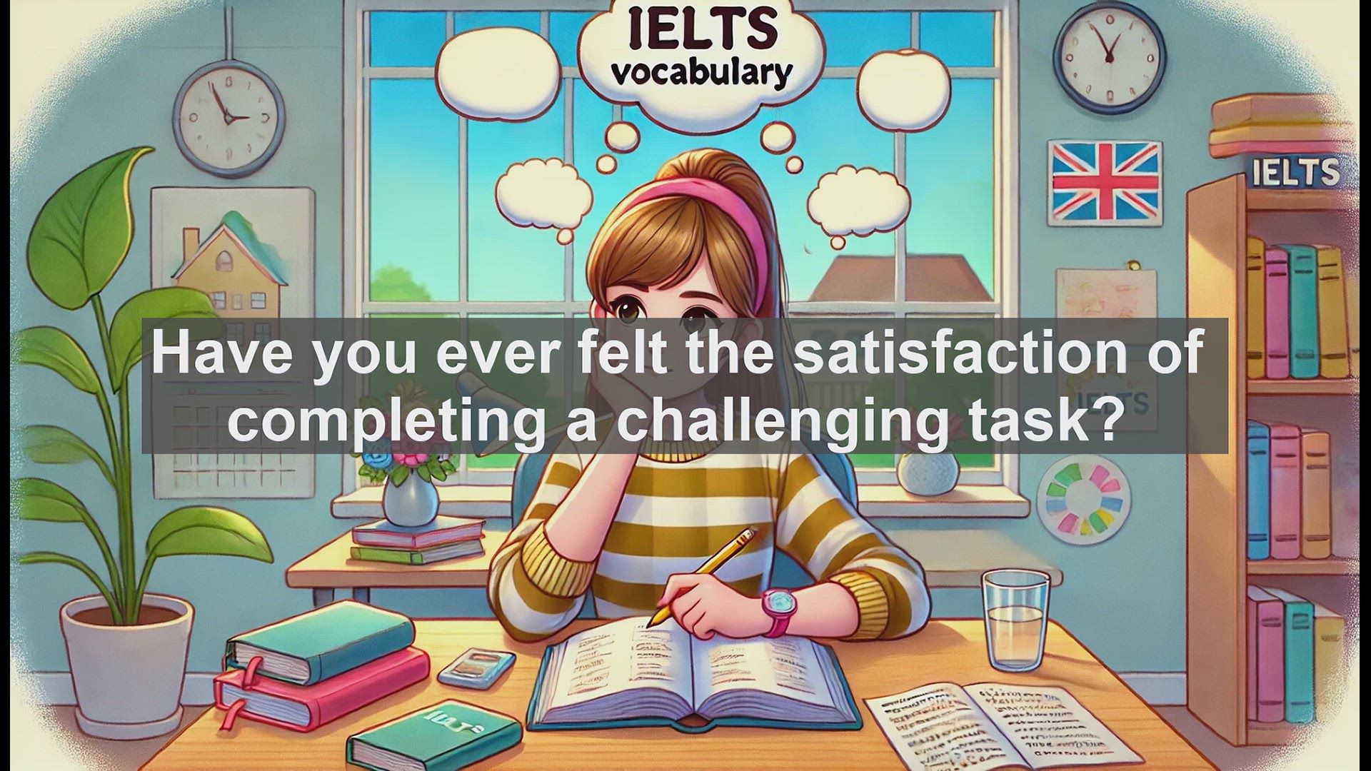 'Video thumbnail for 2500 Must Know IELTS 6.5 Vocabulary - Master 'Accomplish' for IELTS Success: Boost Your Vocabulary'